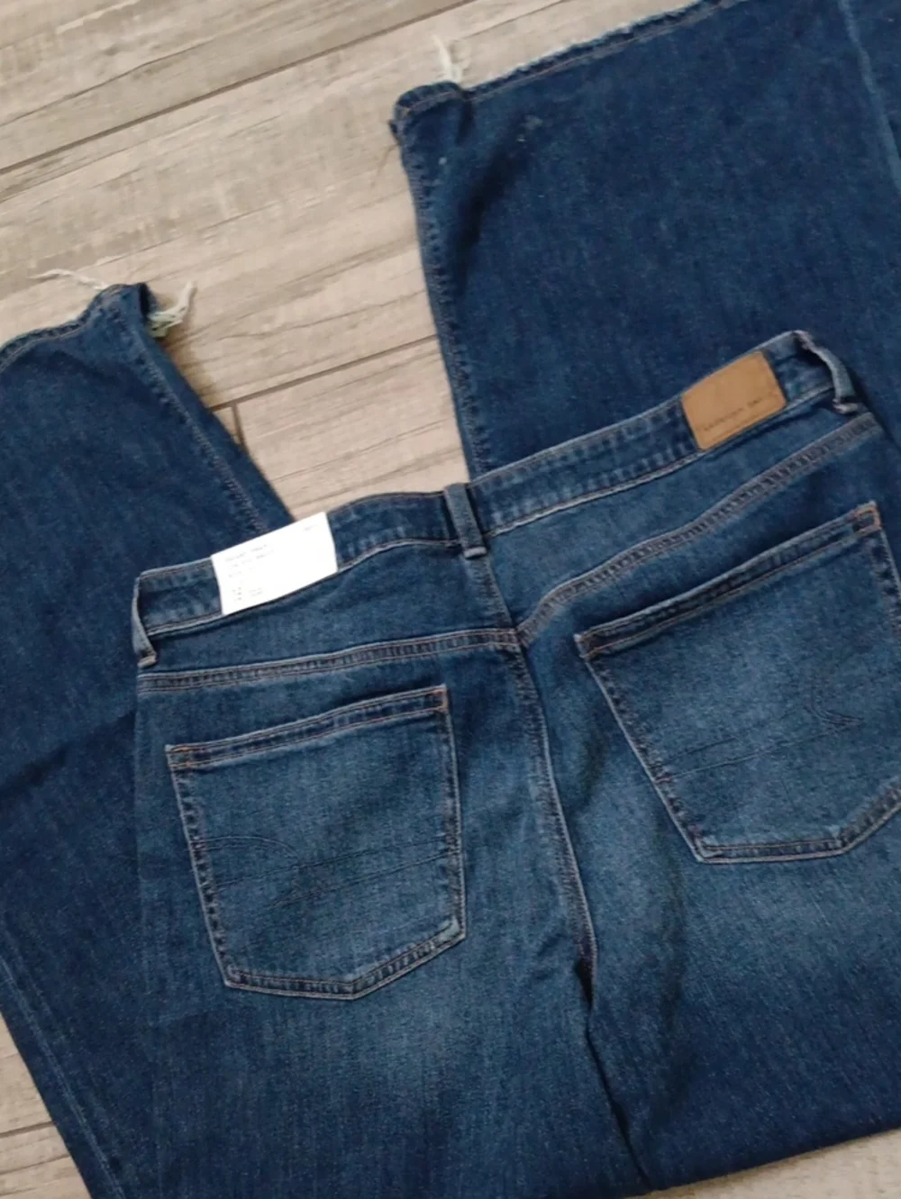 AMERICAN EAGLE..DREAMY DRAPE LOW RISE BAGGY WIDE LEG..SIZE 12